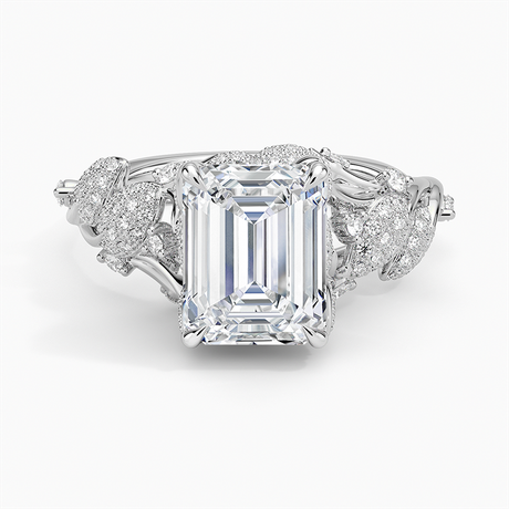 Platinum Luxe Canopy Diamond Ring