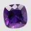 8.9mm Unheated Purple  Cushion   Amethyst