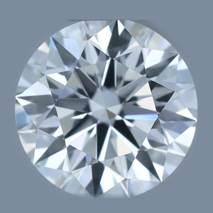 Round diamond — real photo