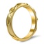 The Kiley Ring, smalltop view on a hand