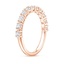 14K Rose Gold Jade Trau Cella Diamond Ring, smallside view