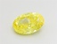 1.68 Ct. Fancy Vivid  Yellow Oval Lab Grown Diamond