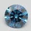 2.3 Ct. Fancy Vivid Malibu Blue Round Lab Grown Diamond