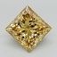 2.51 Ct. Fancy Intense Yellow Princess Lab Grown Diamond