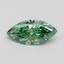 1.10 Ct. Fancy Vivid Green Marquise Lab Grown Diamond