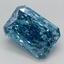 2.05 Ct. Fancy Vivid Blue Radiant Lab Grown Diamond