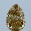 1.00 Ct. Fancy Intense Yellow Pear Lab Grown Diamond