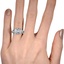 The Varda Ring, smallzoomed in top view on a hand