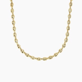 Avery 16 in. Anchor Link Chain Necklace