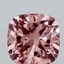 2.26 Ct. Fancy Vivid Pink Cushion Lab Grown Diamond