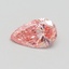 0.50 Ct. Fancy Intense Pink Pear Lab Grown Diamond
