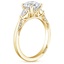 18K Yellow Gold Simply Tacori Three Stone Diamond Ring (1/3 ct. tw.), smallside view