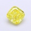 1.25 Ct. Fancy Vivid  Yellow Cushion Lab Grown Diamond