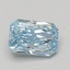 1.01 Ct. Fancy Vivid Blue Radiant Lab Grown Diamond