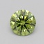0.27 Ct. Fancy Vivid  Green Round Lab Grown Diamond