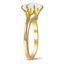 The Joyner Ring, smalltop view on a hand