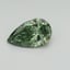 1.00 Ct. Fancy Vivid Pacific Green Pear Lab Grown Diamond