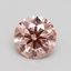 1.38 Ct. Fancy Intense Pink Round Lab Grown Diamond