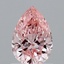 0.98 Ct. Fancy Intense Pink Pear Lab Grown Diamond