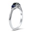 The Martine Ring, smalltop view on a hand