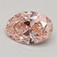 1.50 Ct. Fancy Intense Pink Oval Lab Grown Diamond