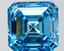 10.10 Ct. Fancy Vivid  Blue Asscher Lab Grown Diamond