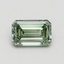0.72 Ct. Fancy Intense Pacific Green Emerald Lab Grown Diamond