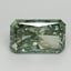 3.09 Ct. Fancy Vivid Pacific Green Radiant Lab Grown Diamond