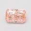 0.74 Ct. Fancy Vivid Pink Radiant Lab Grown Diamond