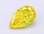 1.22 Ct. Fancy Vivid  Yellow Pear Lab Grown Diamond
