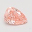 0.82 Ct. Fancy Vivid Pink Pear Lab Grown Diamond
