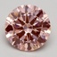 2.70 Ct. Fancy Intense Pink Round Lab Grown Diamond