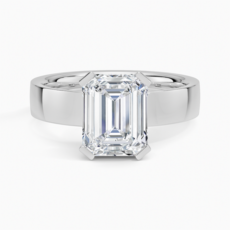 Platinum Parker Solitaire Ring