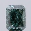 6.26 Ct. Fancy Intense Green Radiant Lab Grown Diamond
