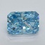2.16 Ct. Fancy Vivid Blue Radiant Lab Grown Diamond