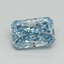 2.16 Ct. Fancy Vivid Blue Radiant Lab Grown Diamond