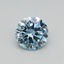 0.29 Ct. Fancy Vivid Blue Round Lab Grown Diamond