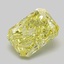 1.07 Ct. Fancy  Yellow Radiant Lab Grown Diamond