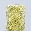 1.00 Ct. Fancy Vivid Yellow Radiant Lab Grown Diamond