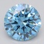 2.11 Ct. Fancy Intense Blue Round Lab Grown Diamond