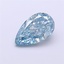 1.01 Ct. Fancy Vivid  Blue Pear Lab Grown Diamond