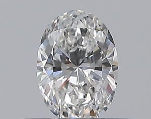 Oval diamond — real photo