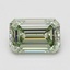 1.10 Ct. Fancy Vivid Green Emerald Lab Grown Diamond