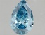 1.53 Ct. Fancy Vivid Blue Pear Lab Grown Diamond