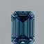 1.00 Ct. Fancy Vivid Blue Emerald Lab Grown Diamond