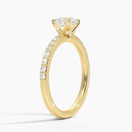 Diamond Accented Engagement Ring