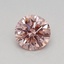 0.36 Ct. Fancy Vivid Pink Round Lab Grown Diamond