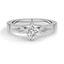 Custom East-West Engraved Cathedral Ring