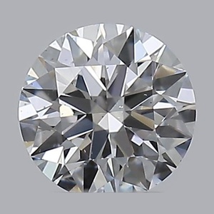 Round diamond — real photo