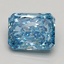 2.50 Ct. Fancy Vivid Blue Radiant Lab Grown Diamond